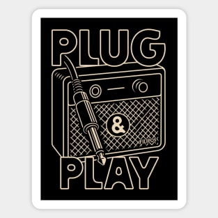 Plug & Play. Amp Lineart Magnet